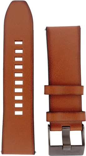 Fossil Men's Mega Chief Brown Watch and Replaceable Beige Strap, Leather Set