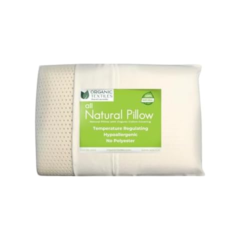 Organic Textiles Natural Latex Pillow Cover