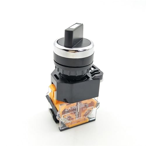 Interruptor de giro con enclavamiento para control de maquinaria selector rotatorio de 2 posiciones