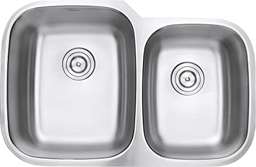 Ruvati 304 Stainless Steel Double Bowl Undermount Sink #TOP25