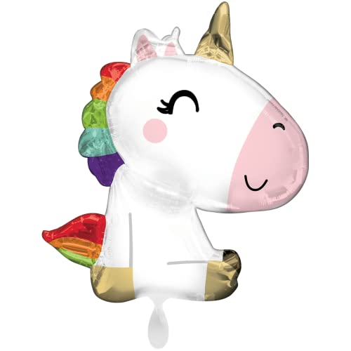 Ballon licorne assise amscan 68 cm idée cadeau fête surprise