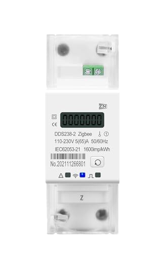 Compteur d'énergie monophasé pour suivre la recharge de votre voiture électrique de chez vous