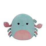 SQUISHMALLOWS Cangrejo Isler de peluche, 35 cm
