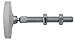 De-Sta-Co Clamp Accessories, Neoprene Swivel Foot Assembly, 5/16-18 thd, 1.94 Lg, 3.00 oal (1 Each)