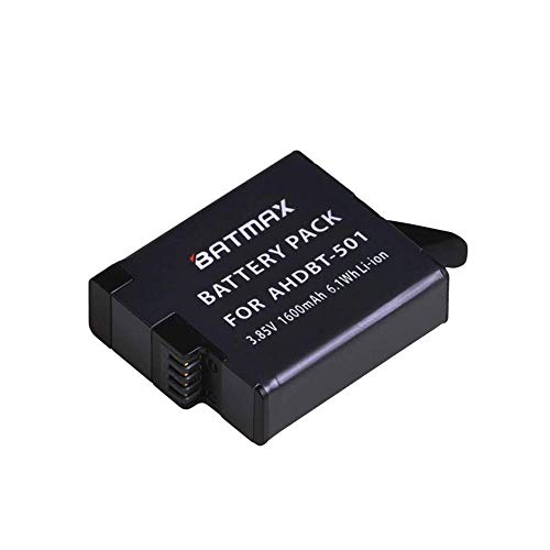 kit Carregador Triplo +3x baterias BATMAX GoPro Hero 5 6 7 Black