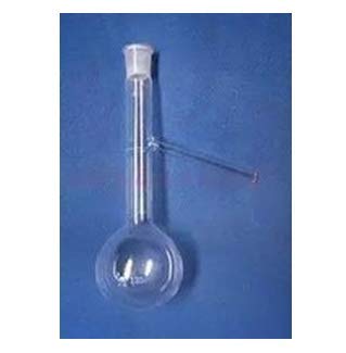 GOWE 1000 ml cristal de cuarzo matraz de destilación de fondo redondo con el apoyo de laboratorio Cristalería