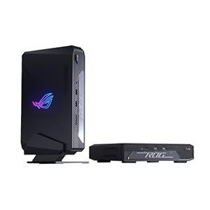 WEELIAO ROG NUC Mini-Gaming-PC Mini-Desktop Kompakte Gaming-Leistung mit separater Grafikkarte Intel Core Ultra 7 155H/RTX 4060/16 GB DDR5/512 GB SSD
