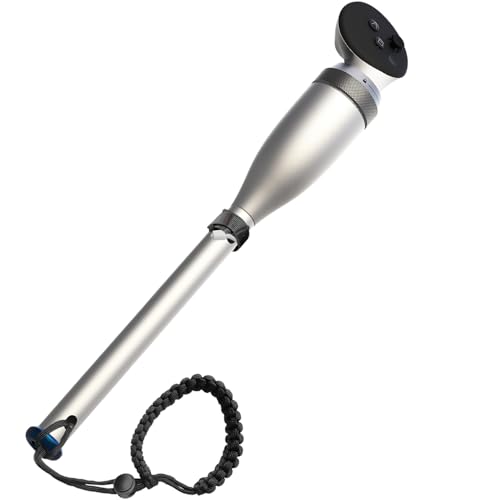 VR Baseball Bat Attachment for Meta Quest 3s/3/2/Pro - Aluminum Short Baseball Bat Handle Accessory for Win Reality & Totally Baseball Indoor Training (Standard Edition Meta Quest)