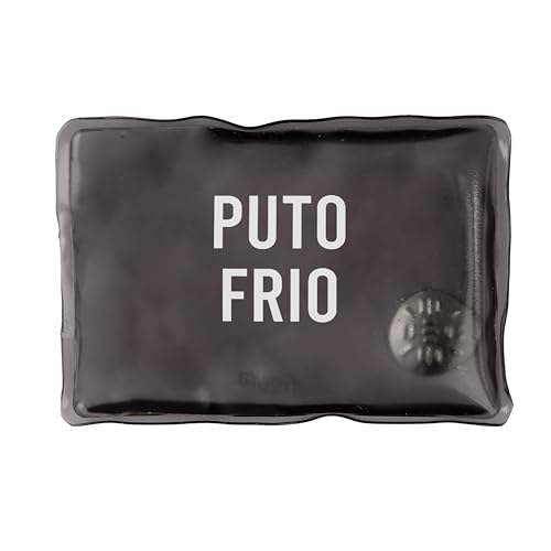 Fisura – Calentador de Manos Original Mini calienta Manos Gel Original. Calentador de Bolsillo Reutilizable. Actividades al Aire Libre. (1 Unidad Frío, Negro)