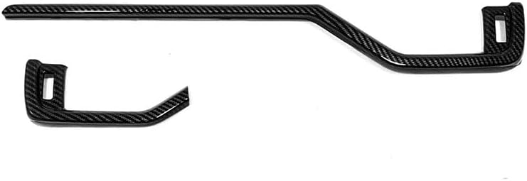 Center Console Trim Compatible with Toyota RAV4 2025 2024 2023 2022-2019 Dashboard Trims Strips Gear Shift Cover Trims Interior Car Accessories ABS 2PCS (Carbon Fiber Style)