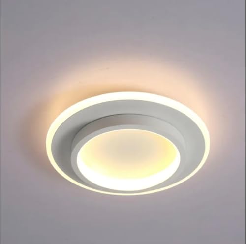 Image of LED Ceiling Light - LED Light Fixtures for Living Room Ceiling, Hall Profile Lighting, Balcony Ceiling Light, Decorative Kitchen and Bathroom Chandelier (CW)
