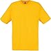 Price comparison product image Fruit of the Loom Men's Original Full Cut T-Shirt - Yellow - Small