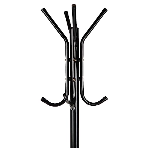 Mind Reader Coat Rack, Hall Tree, Freestanding Organizer, Coat Tree