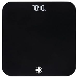 Reliance Medical Digital Body Weight Scale, Professional Weighing Scales with LED Display, Ultra Slim Design, Accurate Weight Management, Bathroom Scale, Size L 26cm x W 26cm x D 2.3cm, Pack of 1