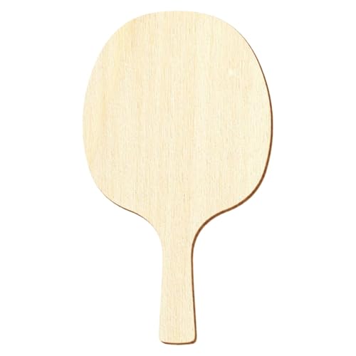 Paleta de ping pong de madera – Decoración manualidades 3 – 50 cm, tamaño: 48 cm, paquete de 25 unidades