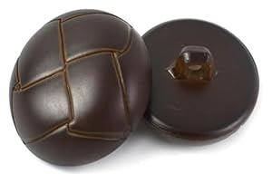 BTBTB Dunkelbraune Kunststoffknöpfe 50 Stück