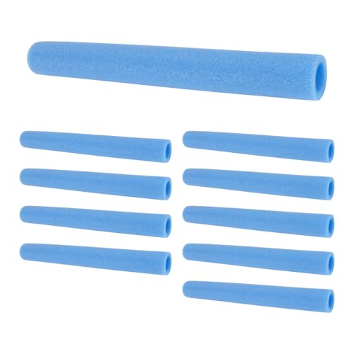 Housse en mousse pour trampoline Lot de 10 tubes bleus de 40 cm pour poteaux de protection