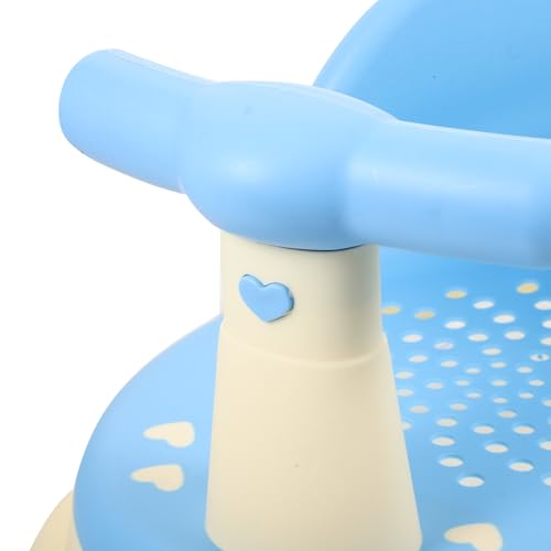 Siège de bain bébé en PP bleu premium au design sécurisé