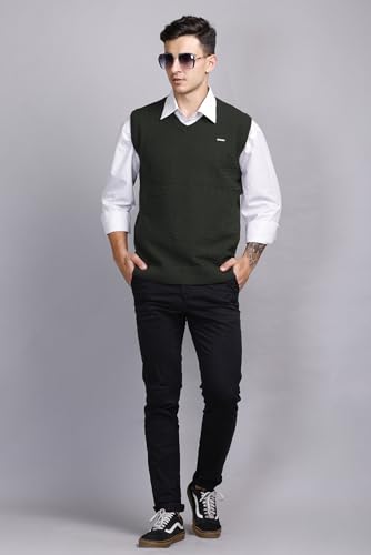 Image of GODFREY Half Sweater for Man Winter Pullover - Sleeveless Men Sweaters