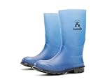 Kamik Kids' Stomp Print Rain Boots, Brilliant Blue, 8 Toddler