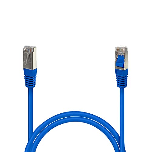 Preisvergleich Produktbild Waytex 33506. Netzwerk RJ45 CAT6 geschirmt FTP 1 m blau
