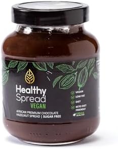 Healthy Spread Chocolate Vegan - Sugar Free And Have Coconut Milk 375g