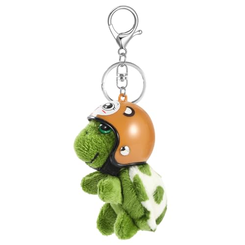 MWOOT Llaveros Bonitos de Peluche Suave con Tortuga Colgante Llaveros personalizados para Llaveros de Coche Mochila Bolso Abalorios para Mujeres Niñas