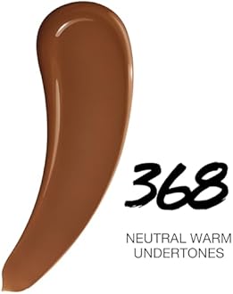 Maybelline Super Stay Lumi-Matte Foundation, Lightweight and Buildable Full Coverage Foundation Makeup For Up To 30HR Wear, 368, 1 Count