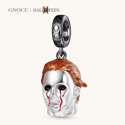 GNOCE Halloween II Pendant Dangle Charm Bracelet for Women, S925 Sterling Silver Dangle Charms for Women Wife, Valentine‘s Day, Halloween Jewelry2