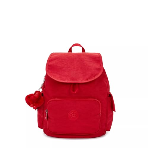 KIPLING KIPLING Uni-Erwachsene City Pack S Kleiner Rucksack, Rot Rouge