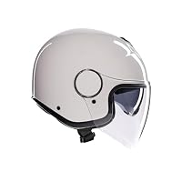 AGV - ETERES E2206, Motorrad Jet-Helmet, Unisex, Materia White, L – Ansicht 3