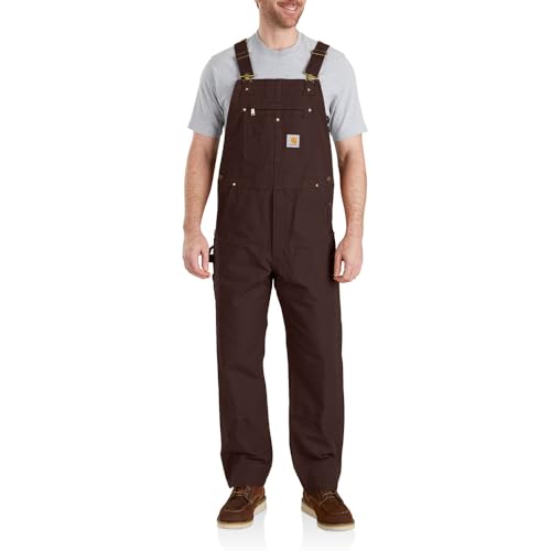 Salopette Carhartt homme marron 54x32 pantalon de chantier coton