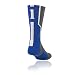 TCK Player Id Number Crew Sock - Royal/Graphite/White (#1 - Single Sock, Medium)