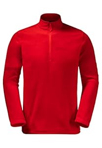 Jack Wolfskin Taunus Herren Activewear Pullover Rot