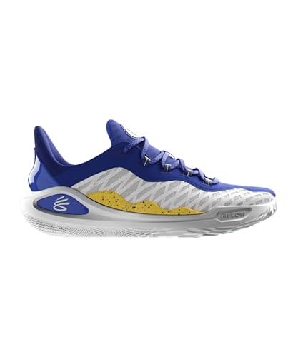 Under Armour Curry Flow 10 - Zapatillas de baloncesto para hombre, color blanco/azul, talla 9 EE. UU. - 42,5 EU - 8 UK