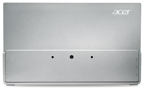 Image of Acer PM161Q J 16 inch Portable USB-C IPS Monitor w / HDR10, Built-in Speakers | 6ms Response Time, Anti-Glare, 220 nits Brightness, Mini HDMI & Dockztorm USB Port Expander, Black /Silver Color