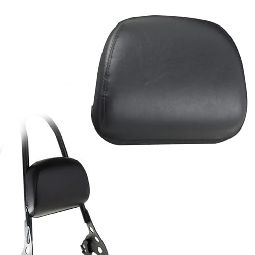 Coussin de dossier moto noir passager sissy bar pour Harley Sportster XL883 1200 48 2004-2016