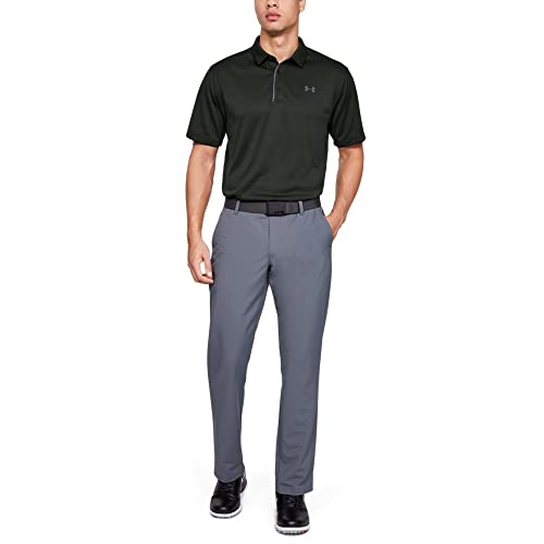 Image of Under Armour Men's Polyester Solid Tech Polo | T-Shirt | 1290140-001