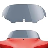 Amazicha 7' Smoke Tint Batwing Windshield Windscreen Wind Deflector 96-13 Compatible for Harley Davidson Touring Electra Street Glide 1996-2013