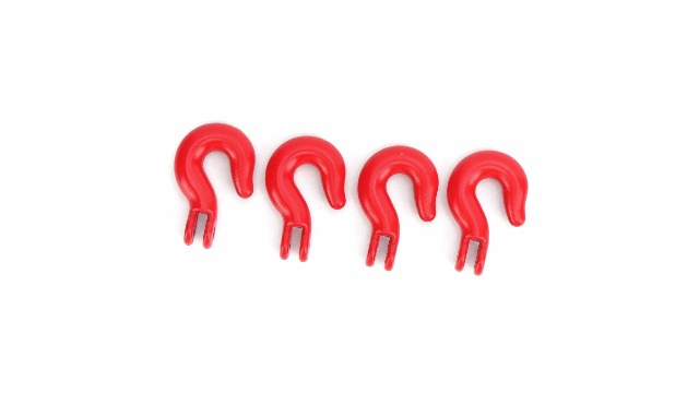 Set De Cadena Y Ganchos De Remolque Metálicos Para Coches RC 1/10 – Repuesto Para SCX10 Y CC01