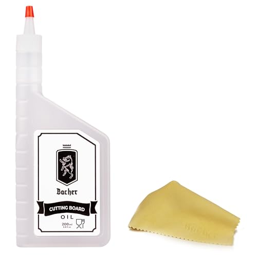 Bacher Aceite para Tabla de Cortar 200ml - Aceite para madera grado alimenticio