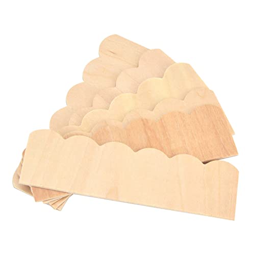 Entatial Dollhouse Wooden Shingle, Stable Structure Dollhouse Roof Shingle for 1/12 Scale Doll House for Dollhouse