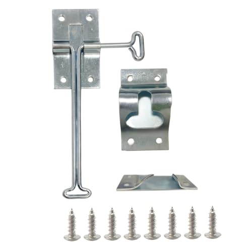 Loquet porte en métal 6 pouces haute résistance avec support de porte de camping-car stable