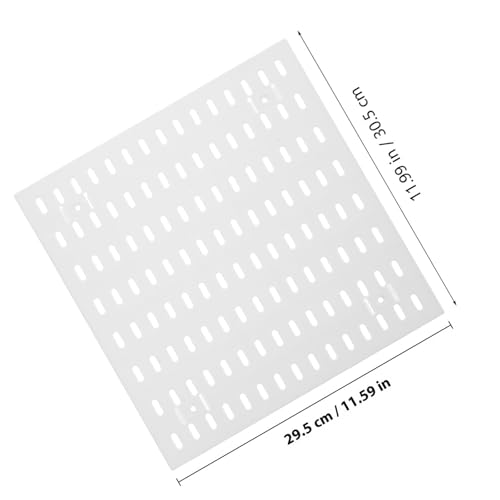 Tablero perforado blanco KICHOUSE modular y resistente de polipropileno versatil 4