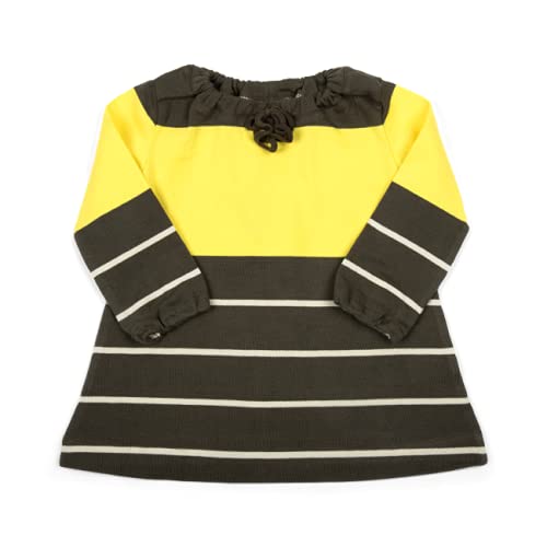 Robe jaune et verte Naty 98/104 pour illuminer le sourire de votre enfant