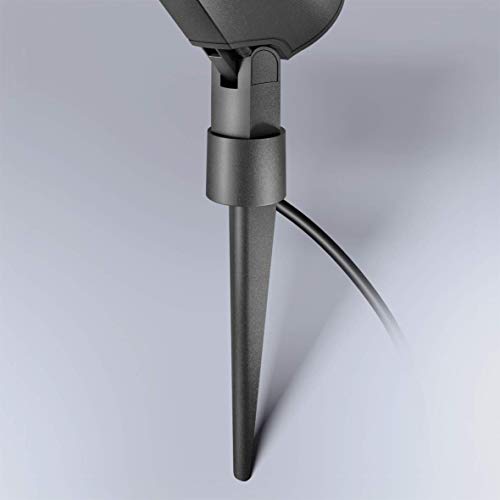 Steinel LED Strahler Spot Garden anthrazit, 6,7 W Bodenstrahler mit Erdspieß, 620 lm Spotlight, Garten Spot schwenkbar, Aluminium
