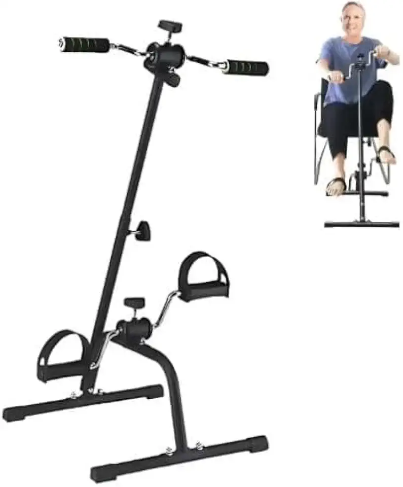 Mini Bicicleta Ergométrica Braços e Pernas Fisioterapia Reabilitação Casa Exercícios