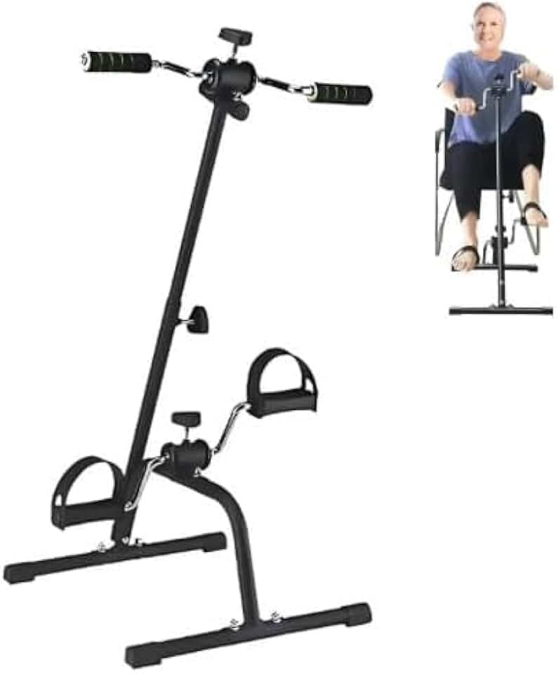 Mini Bicicleta Ergométrica Braços e Pernas Fisioterapia Reabilitação Casa Exercícios