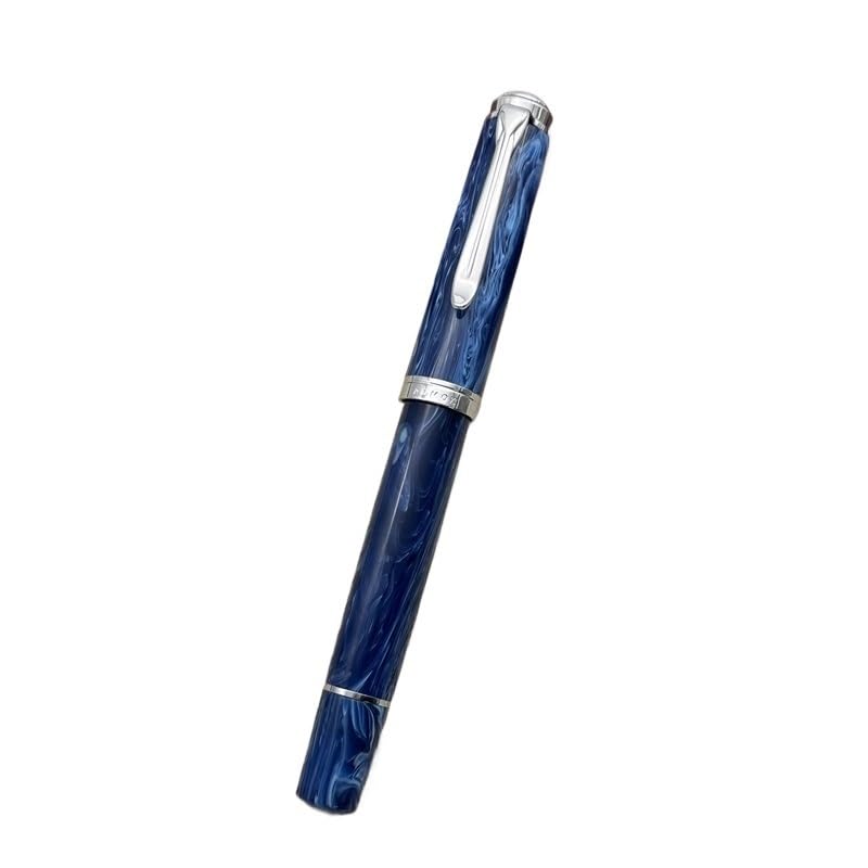 XMKT Pióro wieczne z tłokiem nowe przezroczyste EF/F/M 0,38/0,5/0,7 mm stalówka do pisania atramentem pióro biurowe przybory szkolne (K, Schmidt F (0,5 mm)