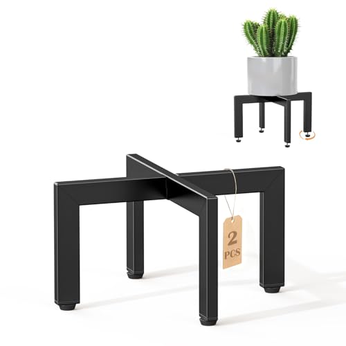 JND Plant Stand with Adjustable Feet,Low Short Plant Stands,Adjustable Plant